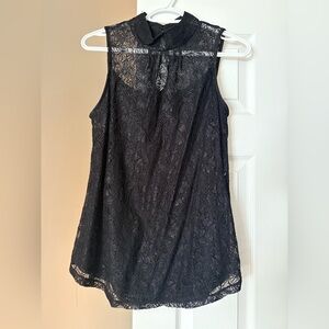 Le Chateau Black Lace Tank Top